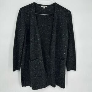 Madewell charcoal cardigan with pockets (S)